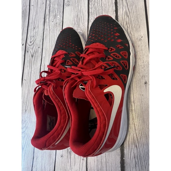 Nike GEORGIA BULLDOGS Shoes 10.5 UGA Train Speed 4 Red Black main image 7